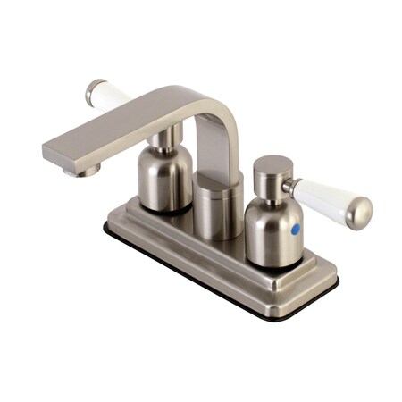 Kingston Brass KB8468DPL Paris 4" Centerset Bathroom Faucet, Brushed Nickel KB8468DPL